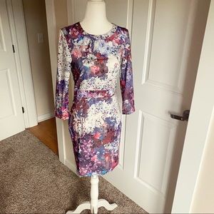 H&M Abstract Floral Print Dress, 6